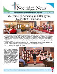 Noelridge Christian Church | Newsletter | Cedar Rapids, IA